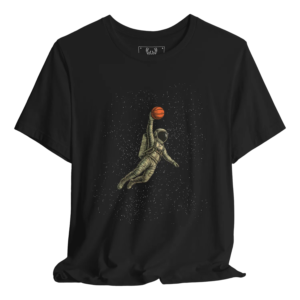 Explore the cosmos in style with our Astronaut Basketball Lover Graphic T-Shirt. This unique tee combines the themes of space exploration and basketball, making it the perfect apparel for fans who love the stars and the game. Ideal for both men and women, it features a fun and trendy graphic design that captures the excitement of the universe and sports. Perfect as a gift for basketball lovers and space enthusiasts alike.