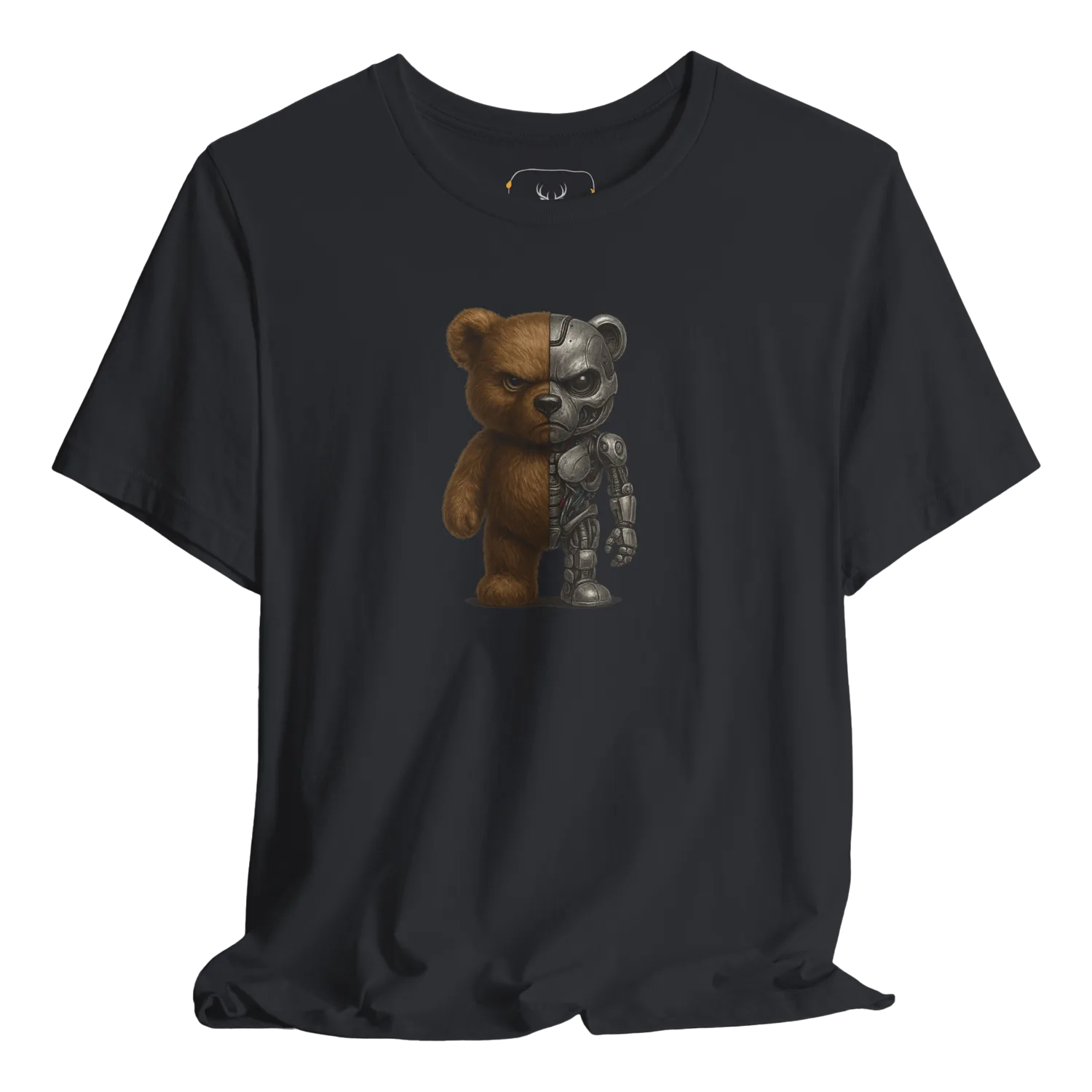 Discover our Unique Bear Robot Graphic T-Shirt, featuring a whimsical design perfect for fans of quirky and playful apparel. Made from soft cotton, this trendy t-shirt combines comfort with a humorous graphic that stands out. Embrace geeky fashion and show off your love for creative designs with this limited edition bear robot tee, ideal for casual wear.