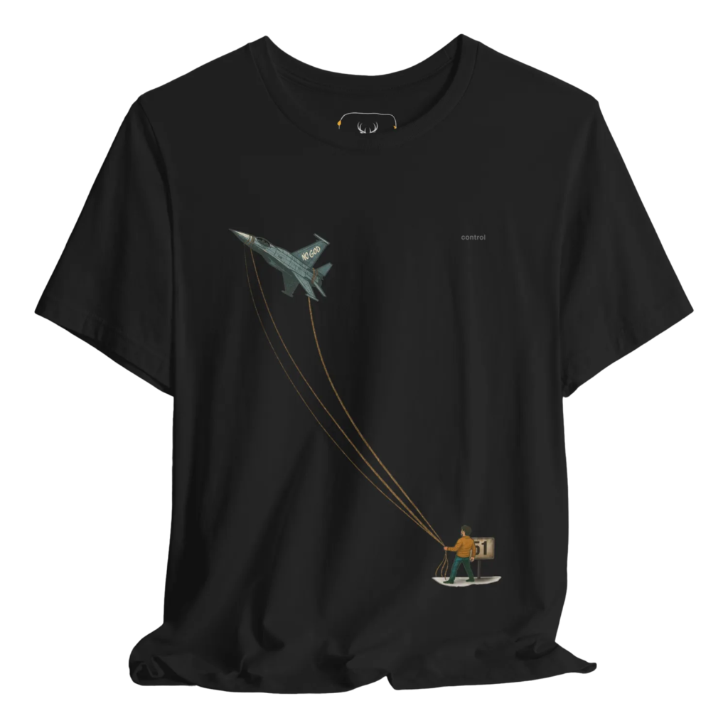 Stylish Cool Graphic Control T-Shirt designed specifically for aviation lovers. This breathable cotton t-shirt features unique airplane designs, perfect for men who appreciate adventurous themes and modern fashion. Ideal gift for pilots and aviation enthusiasts.