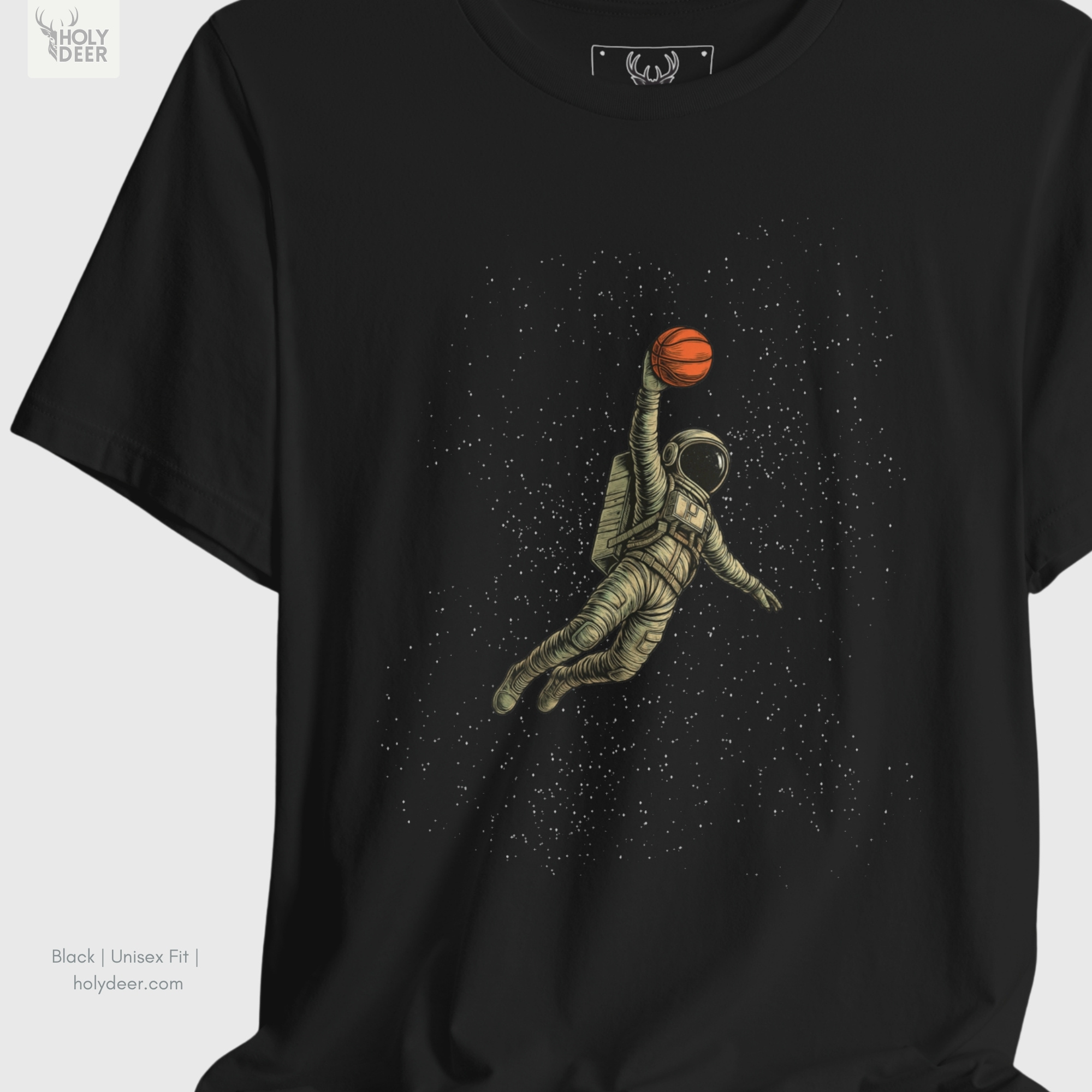 Professional flat lay photography of the Cyberpunk Basketball by Holydeer Apparel, arranged cleanly next to custom mechanical gaming keyboards, carbon fiber hardware accents, and techwear graphic essentials.