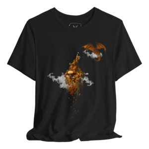 Explore the whimsical world of our Fantasy Adventure Dragon Art T-Shirt. Featuring a beautiful vintage dragon design, this magical creature tee is perfect for dreamers and dragon lovers alike. Made from soft cotton, it's an ideal addition to any adventurous clothing line, offering a unique and imaginative style that speaks to the heart of fantasy enthusiasts.