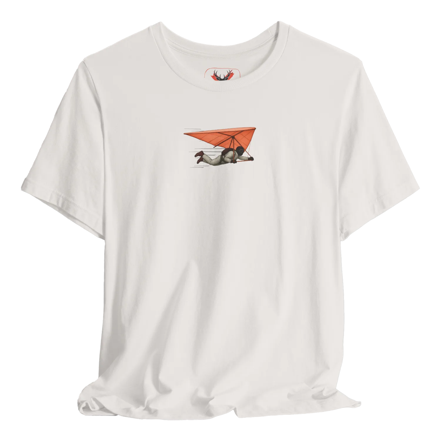 Explore the great outdoors with our Hang Gliding Adventure Inspired Fun T-Shirt. Made from comfortable cotton, this unique graphic tee features a playful design perfect for adventurers. It's ideal for both men and women who love outdoor activities and seek stylish adventure apparel.
