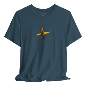 Discover the perfect kayaking t-shirt for outdoor lovers! This stylish graphic tee is designed for adventurers who crave the thrill of water sports. Made from breathable fabric, it ensures comfort during exciting outdoor activities, making it an ideal choice for those who cherish nature and adventure-inspired fashion.