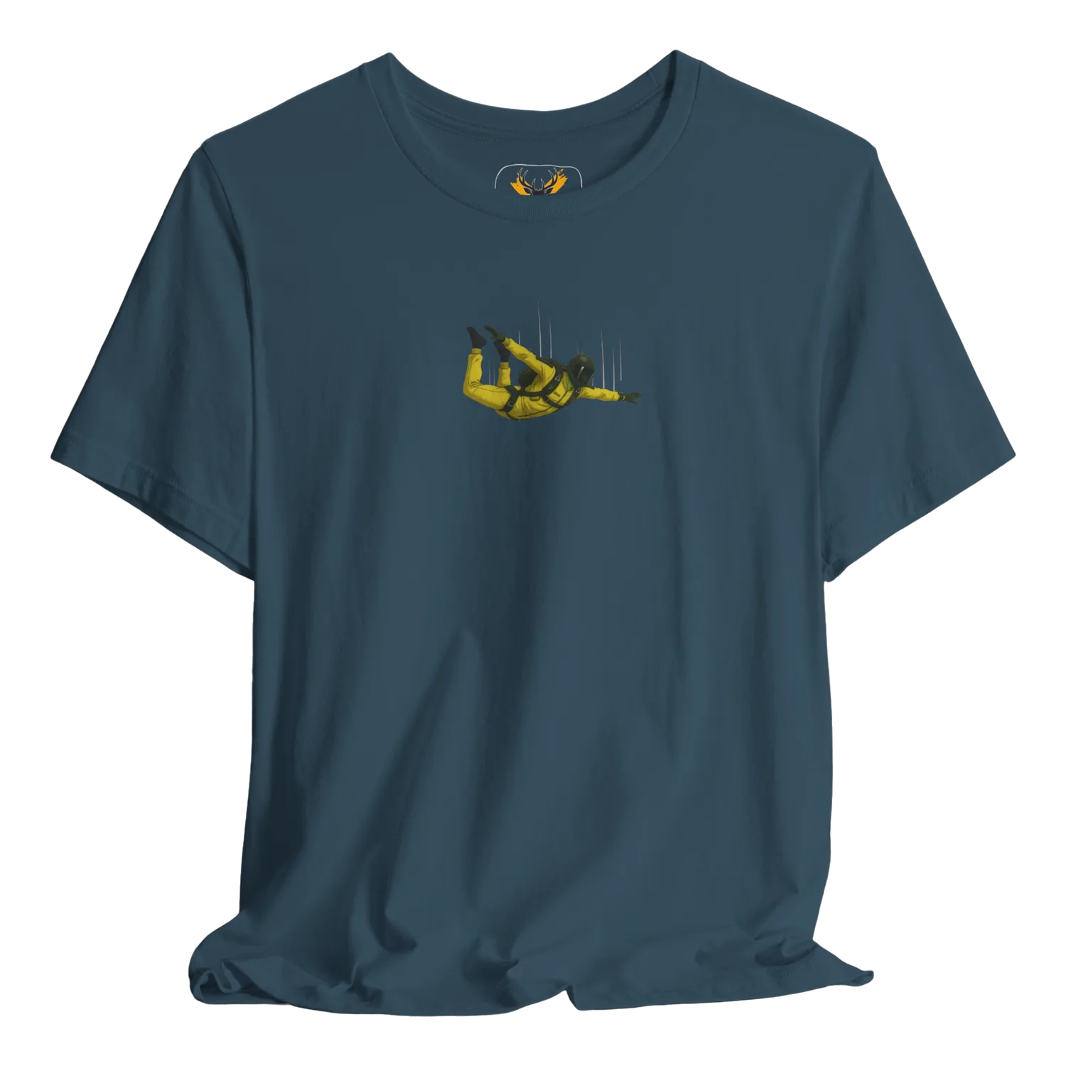 Stylish Skydiving T-Shirt designed for thrill seekers. This graphic tee combines comfort and trendy design, perfect for adrenaline junkies who love extreme sports and outdoor adventures. Ideal for men and women looking to express their adventurous spirit.
