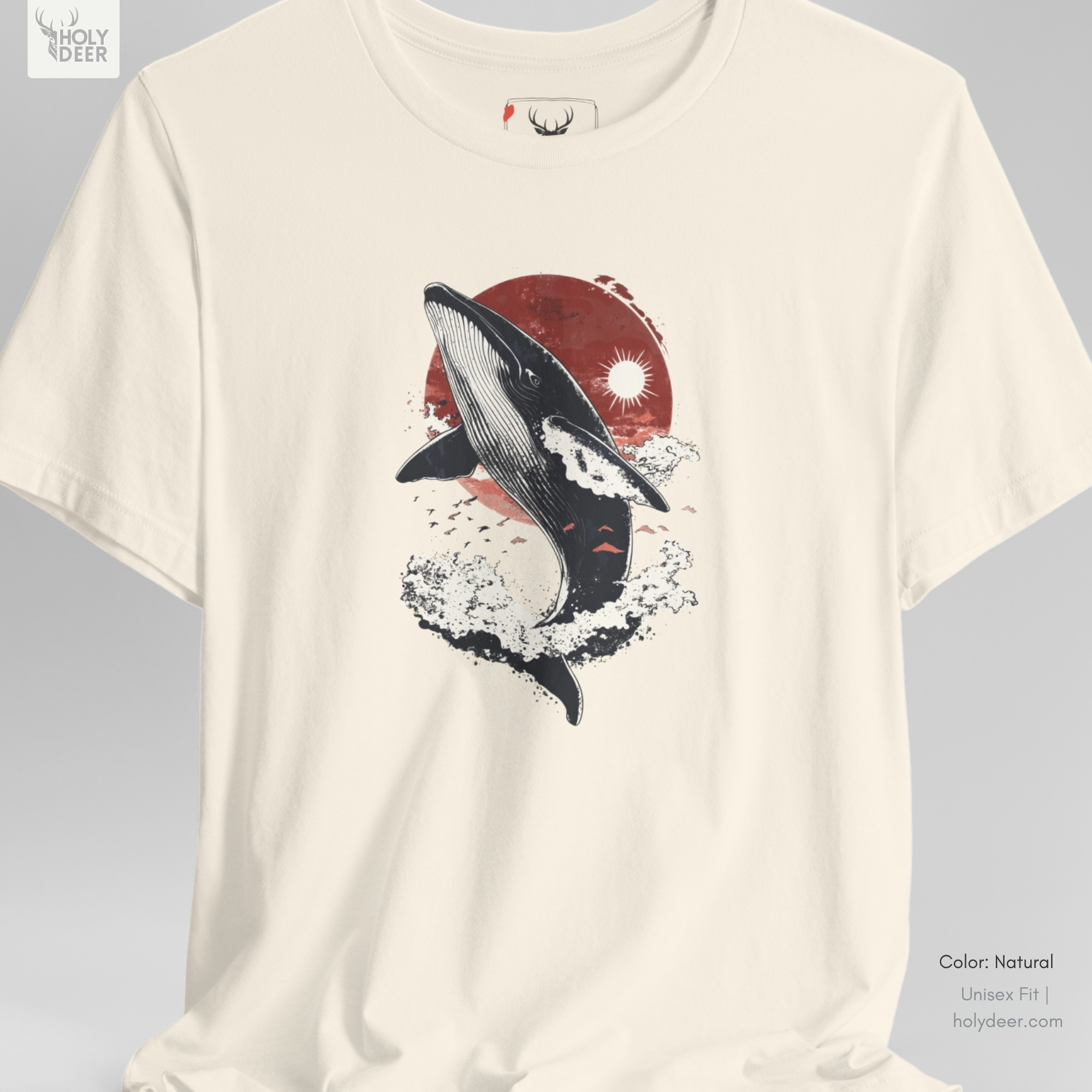 A candid industrial concrete outdoor lifestyle photo featuring an alternative visual coordinator wearing the official Kanagawa Wave Tee by Holydeer Clothing, blending seamlessly into raw retro japanese art and dynamic ukiyo-e aesthetic settings.